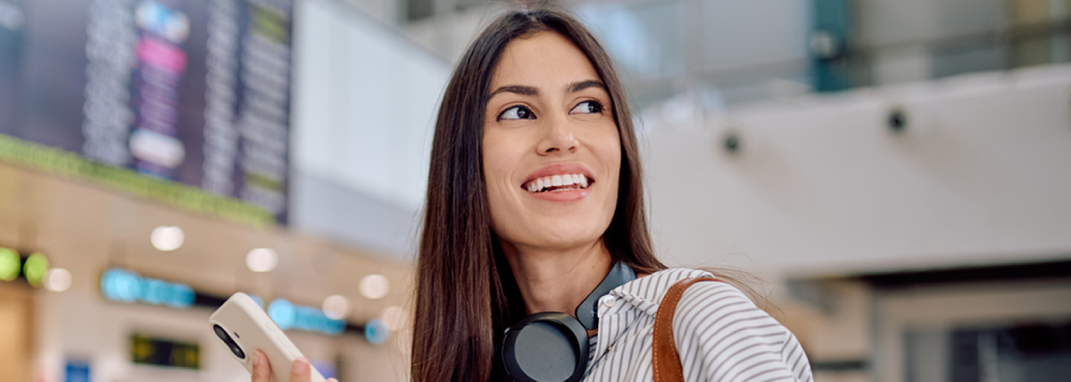 woman at airport