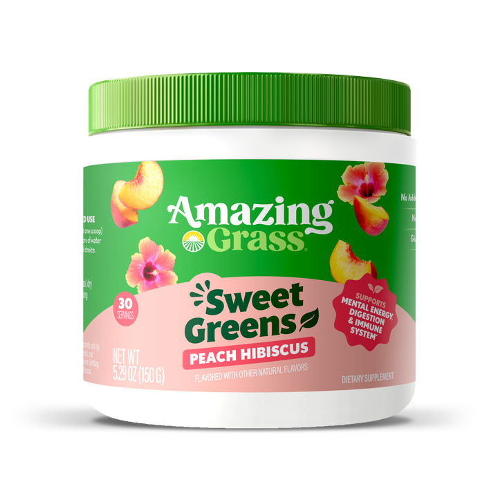 Sweet Greens Peach Hibiscus