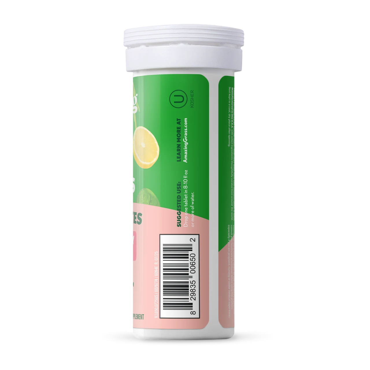 Fizzy Green Tablets Electrolytes Strawberry Lemonade