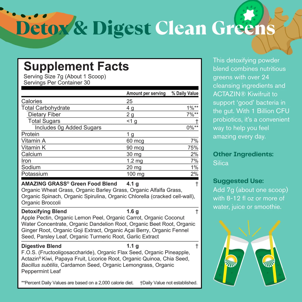 Greens Blend Detox & Digest Clean Greens