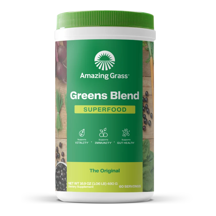 greens blend original flavor 60 servings tub