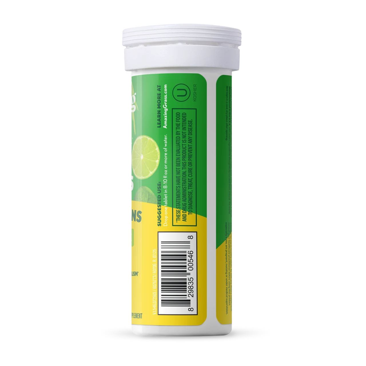 Fizzy Green Tablets Superfood Lemon-Lime